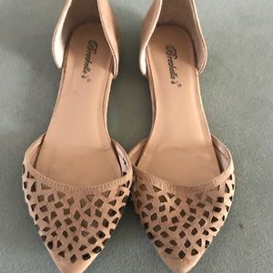 Tam suede flats sz 8